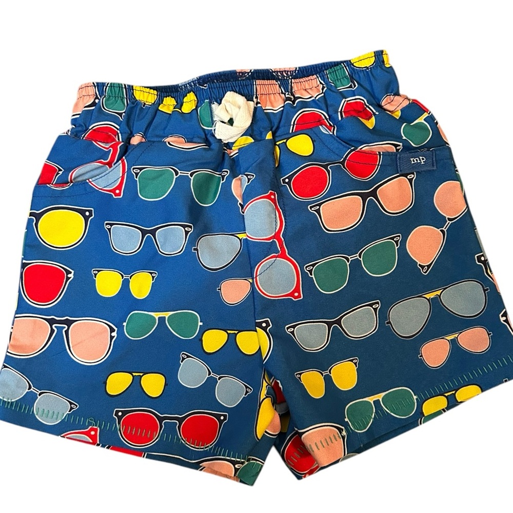 Mud Pie Baby Boy‎ Beach Sunglasses Swim Trunks Shorts Small 12-18 Months